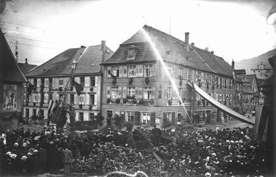 Schwarz-Weiß Foto Stadtarchiv